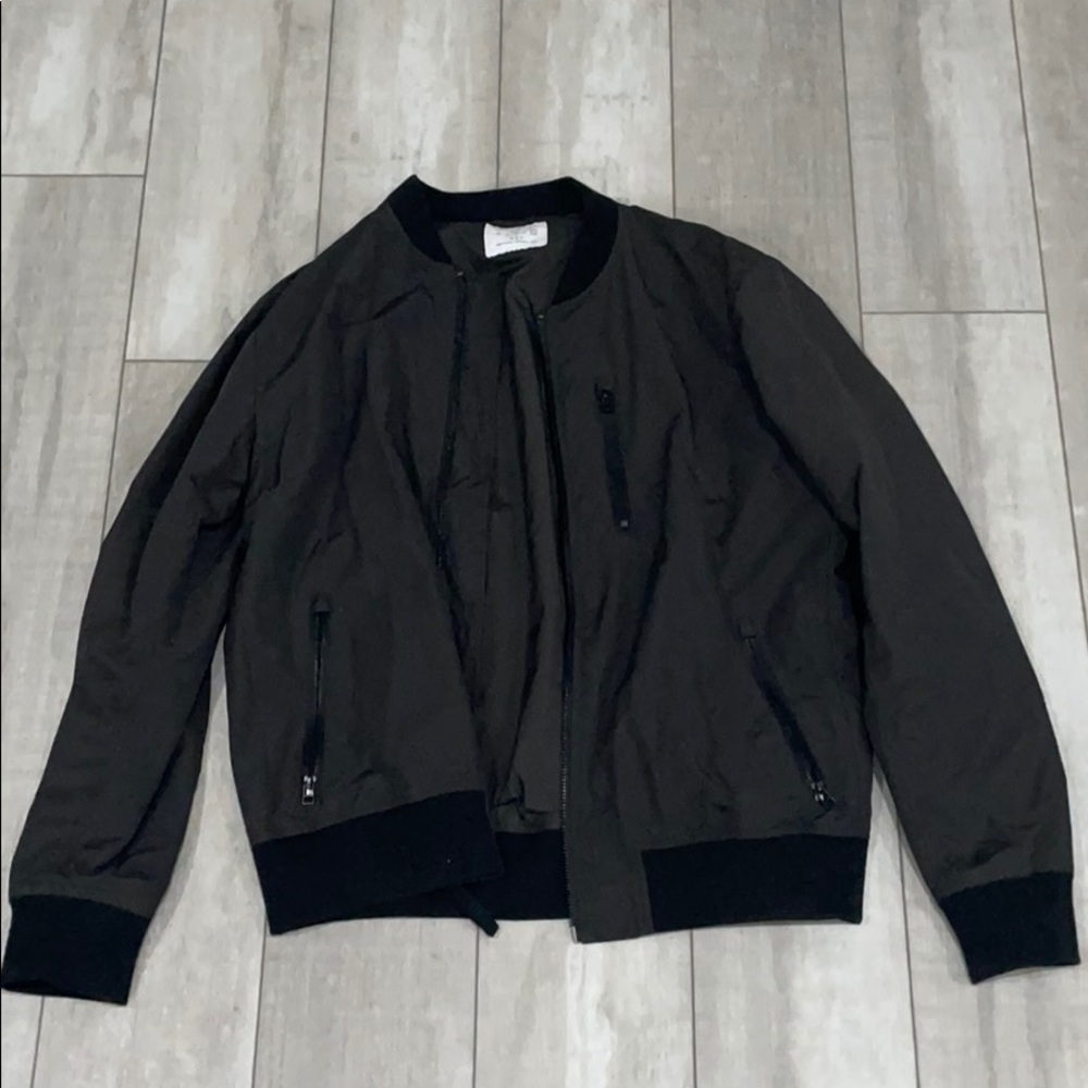 Urban Outfitters Black Bomber